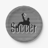 サッカーゲーム，紙プレート ペーパープレート (正面)