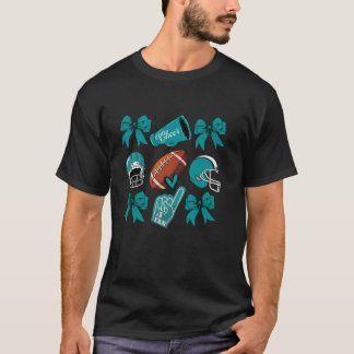 サッカーコケットボーサッカーママゲームデイレディース Tシャツ