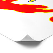 サッカーコロンビア ポスター (角)