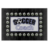 サッカーコーチありがとうボール カッティングボード (正面)