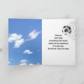 サッカーコーチありがとう カード (内部)