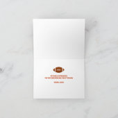 サッカーコーチありがとう サンキューカード (内部)