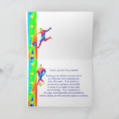 サッカーコーチのスターサンキューカード サンキューカード (内部)