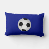 サッカーコーチのプ素晴らしレーヤー名贈与アイディア ランバークッション (裏面)