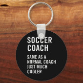 サッカーコーチの定義がおもしろい  キーホルダー (正面)