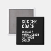 サッカーコーチの定義が面白い マグネット (正面/裏面)