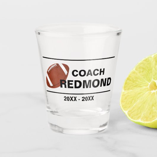 サッカーコーチキープサケショットグラス ショットグラス (正面)