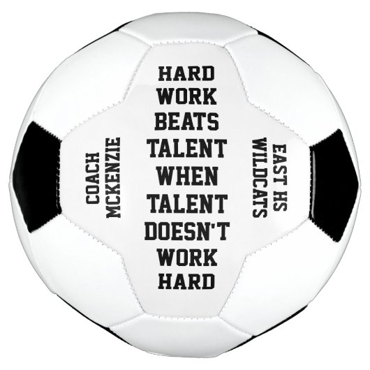 サッカーコーチギフト:名前&引用文サッカーボール サッカーボール (回転)