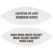 サッカーコーチギフト：名前&引用文サッカー アメリカンフットボール (パネル)