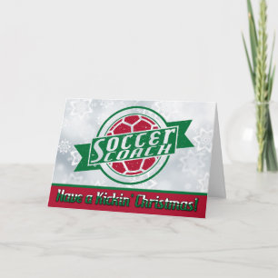 サッカーコーチクリスマスカードクリスマスカード シーズンカード