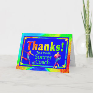 サッカーコーチサンキューカード サンキューカード