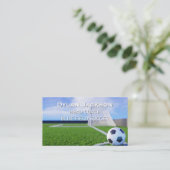 サッカーコーチスポーツスタジアム写真 名刺 (スタンド正面)