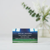 サッカーコーチスポーツスタジアム写真 名刺 (スタンド正面)