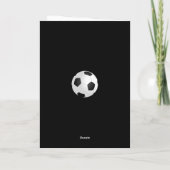 サッカーコーチチーム写真 サンキューカード (裏面)