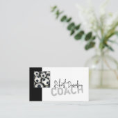 サッカーコーチトレーナースポーツゴール名刺 名刺 (スタンド正面)
