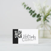 サッカーコーチトレーナースポーツゴール名刺 名刺 (スタンド正面)