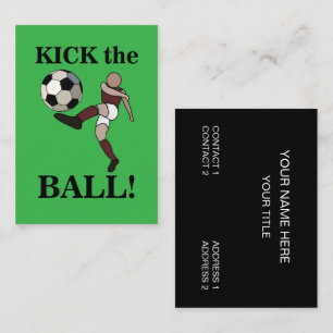 サッカーコーチトレーナー 名刺