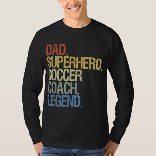 サッカーコーチパパ Tシャツ (正面)