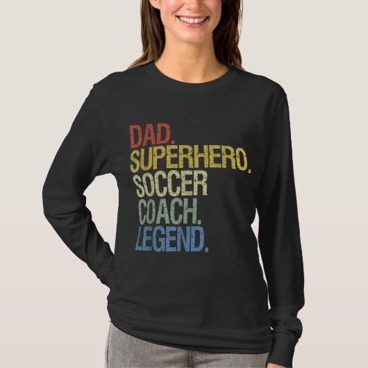 サッカーコーチパパ Tシャツ (正面)