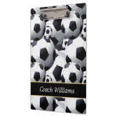 サッカーコーチパーソナライズされた クリップボード (左)