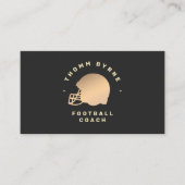 サッカーコーチビジネスカード 名刺 (正面)