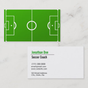 サッカーコーチビジネスカード 名刺