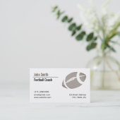 サッカーコーチビジネスカード 名刺 (スタンド正面)