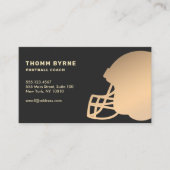 サッカーコーチビジネスカード 名刺 (正面)