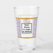 サッカーコーチプレゼント、64プレイヤー名または削除 タンブラーグラス (裏面)
