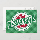 サッカーコーチポストカード ポストカード (正面/裏面)