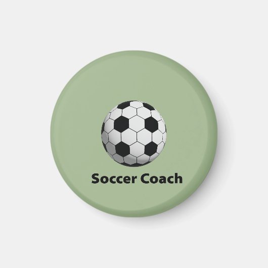 サッカーコーチマグネット マグネット (正面)