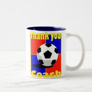 サッカーコーチマグ ツートーンマグカップ