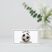 サッカーコーチマネージャー 名刺 (スタンド正面)