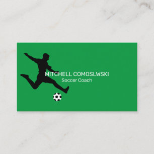 サッカーコーチモダンの名刺 名刺