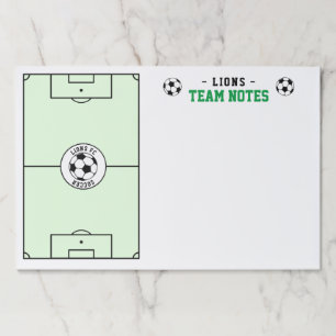 サッカーコーチングチームプランナー ペーパーパッド