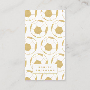 サッカーコーチ及びパーソナルトレーナー 名刺