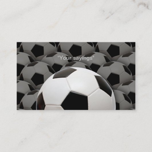 サッカーコーチ名刺 名刺 (正面)