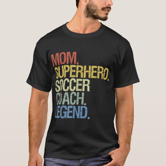 サッカーコーチ母 Tシャツ (正面)