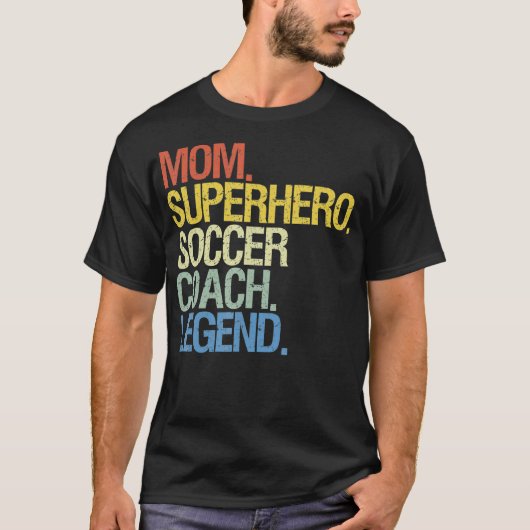 サッカーコーチ母 Tシャツ (正面)