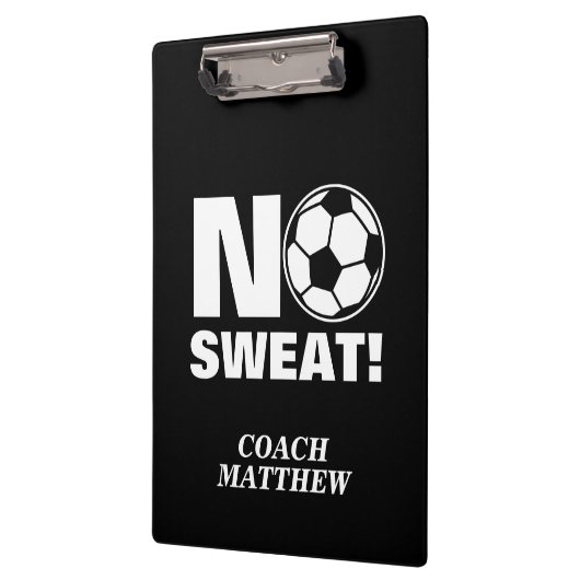 サッカーコーチ用のスウェットスポーツクリップボードなし クリップボード (左)