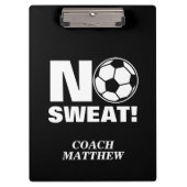 サッカーコーチ用のスウェットスポーツクリップボードなし クリップボード (正面)
