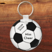 サッカーコーチ鍵キーパー キーホルダー (正面)