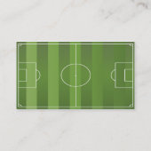 サッカーコーチ(オレンジ) 名刺 (裏面)