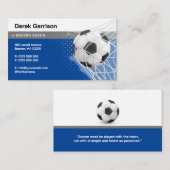 サッカーコーチ | スポーツインストラクター 名刺 (正面/裏面)