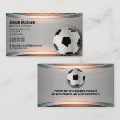 サッカーコーチ |スポーツモダンギフト 名刺 (正面/裏面)