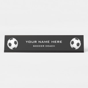 サッカーコーチ デスクネームプレート