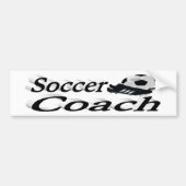 サッカーコーチ バンパーステッカー (正面)