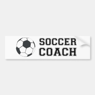 サッカーコーチ バンパーステッカー