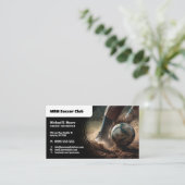 サッカーコーチ |プロフェッショナルインストラクター 名刺 (スタンド正面)