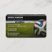 サッカーコーチ |プロフェッショナルインストラクター 名刺 (正面)